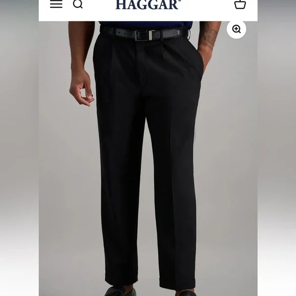 #24 MEN’s 38x32 HAGGAR SLACKS new with tag - Picture 6 of 8